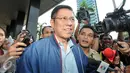 Wakil Ketua Komisi VII DPR dari Fraksi Demokrat, Mulyadi usai diperiksa KPK, Jakarta (4/11).  Mulyadi diperiksa terkait kasus suap penganggaran proyek Pembangkit Listrik Tenaga Mikro Hidro (PLTMH) di Kabupaten Deiyai, Papua. (Liputan6.com/Helmi Afandi)