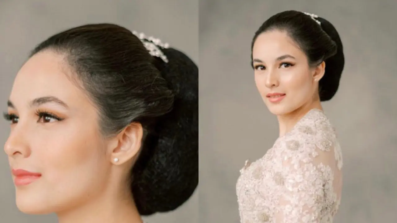Pesona Chelsea Islan Dibalut Kebaya Putih