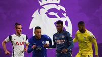 Premier League - Gareth Bale, Hakim Ziyech, Thomas Partey, Ruben Loftus-Cheek (Bola.com/Adreanus Titus)