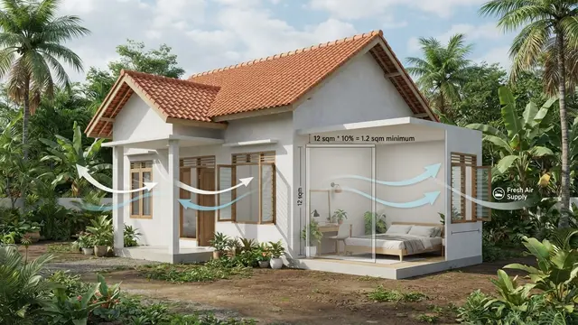 Cara Membuat Ventilasi Silang di Rumah Sederhana
