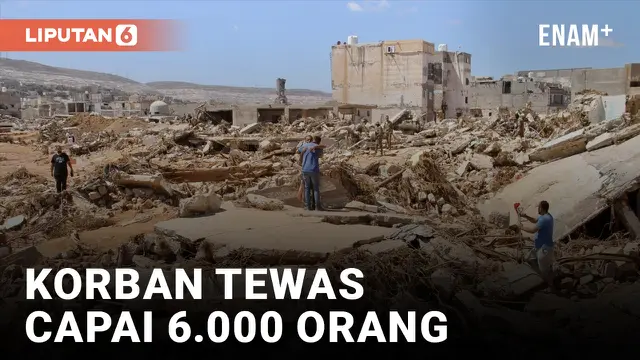 Korban Tewas Akibat Banjir di Libya Sudah Mencapai 6.000 Orang