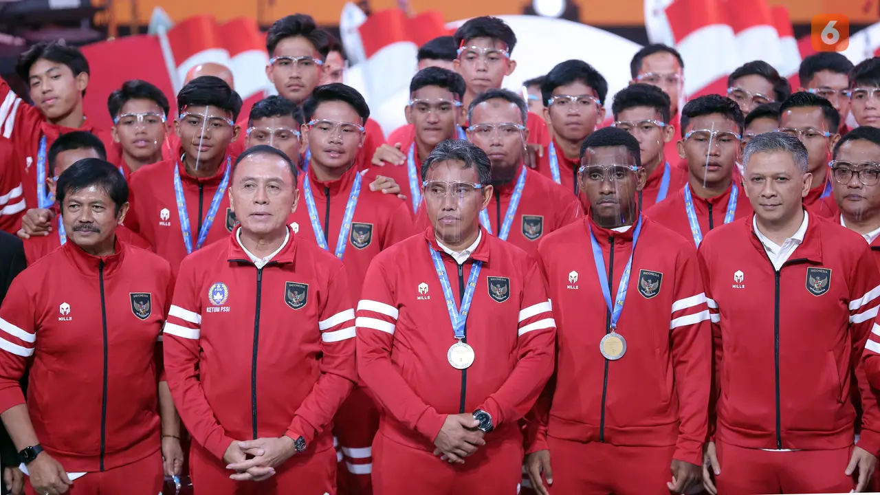 Foto: Timnas Indonesia U-16 Hadiri Acara Konser 17an Indonesia Juara