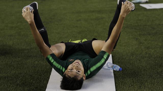 Latihan Timnas Indonesia U-22