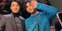 Dua idola tampan asal Korea Selatan itu tampil memukau dalam balutan busana Dior.