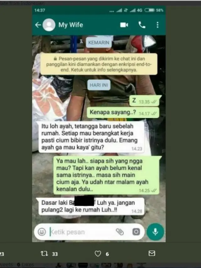 [Bintang] Istri Minta Dicium Seperti Tetangga, Jawaban Suaminya Menohok