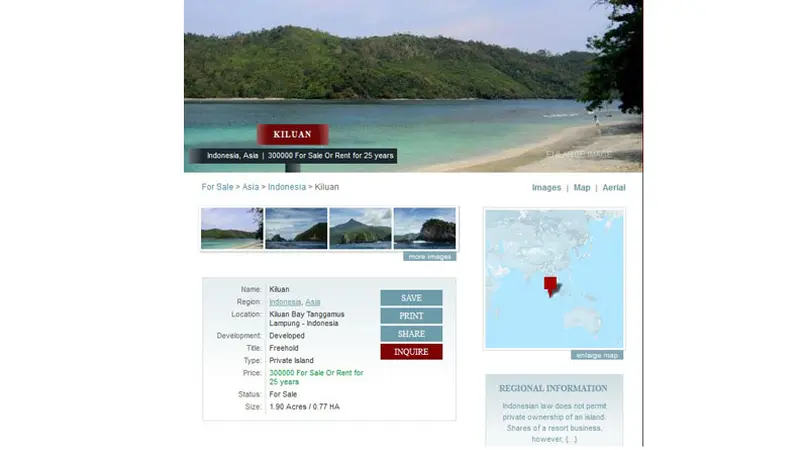 Pantai Kiluan Lampung Dijual, Siapa Berminat Beli?