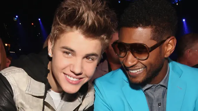 [Bintang] Justin Bieber dan Usher 