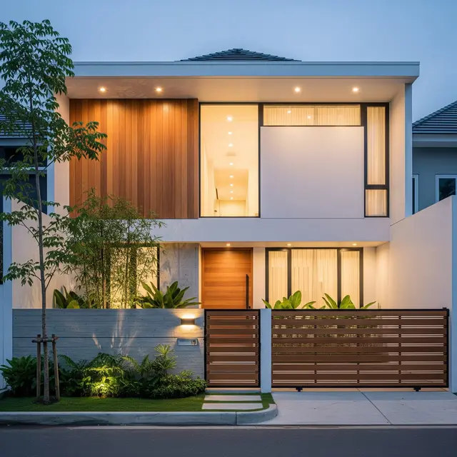 Model Fasad Rumah Kecil Tapi Terlihat Luas