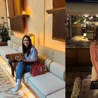 Intip gaya Luna Maya jinjing tas branded rayakan ulang tahun di Italia (@lunamaya)