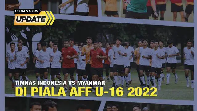 Timnas Indonesia diadang Myanmar pada semifinal Piala AFF U-16 2022. Pertandingan berlangsung di Stadion Maguwoharjo, Rabu (10/8/2022).