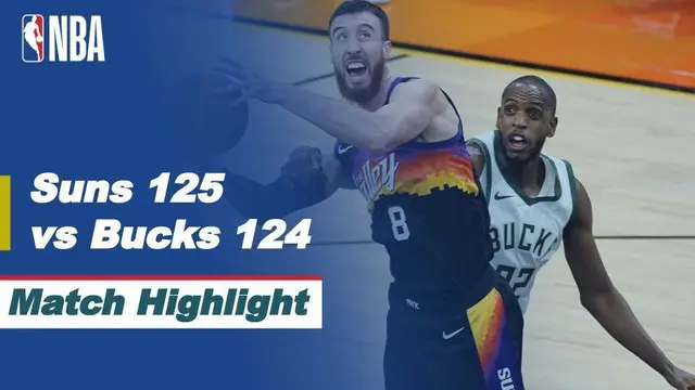 VIDEO: Highlights NBA, Milwaukee Bucks Telan Kekalahan Saat Melawan Phoenix Suns