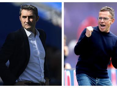 Michael Carrick memang sukses dalam debutnya sebagai caretaker Manchester United dalam kemenangan atas Villarreal di matchday kelima Liga Champions 2021. Namun Setan Merah tetap membutuhkan seorang pelatih interim hingga akhir musim nanti. Berikut 5 kandidatnya. (Kolase AFP)