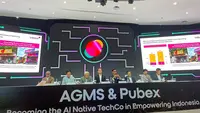 Konferensi pers Indosat mengenai RUPST, Indosat mengungkap pada kuartal pertama 2024 mereka bukukan laba Rp 1,29 triliun (Liputan6.com/ Agustin Setyo Wardani)
