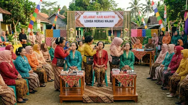 Lomba Kartini Nenek-nenek Gemini AI