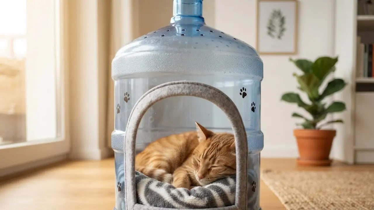 Cara Membuat Rumah Kucing DIY dari Galon Bekas yang Nyaman dan Mudah Dibersihkan