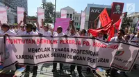 Pekerja PD Pasar Jaya Tuntut Manajemen Transparan Soal Gaji