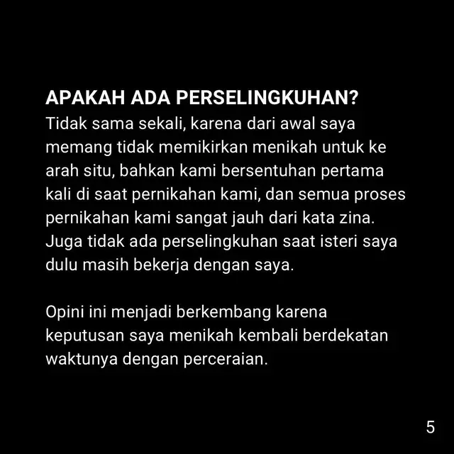 Pengakuan Steno Ricardo, mantan suami Mawar AFI