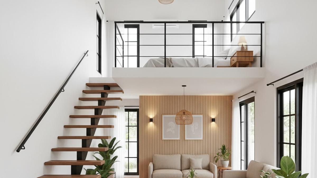 Solusi Hunian Modern, 7 Model Rumah Kecil yang Terasa Luas dengan Konsep Mezzanine 2025