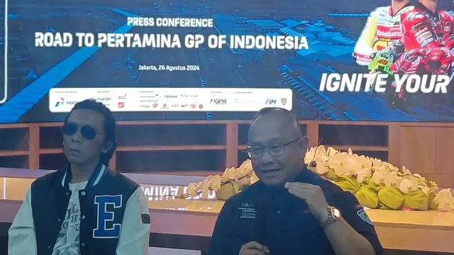 Direktur Komersial ITDC Troy Reza Warokka dalam Press Conference Road to Pertamina GP of Indonesia di Gedung Sarinah, Jakarta, Senin, 26 Agustus 2024. (Foto: Tim bisnis)
