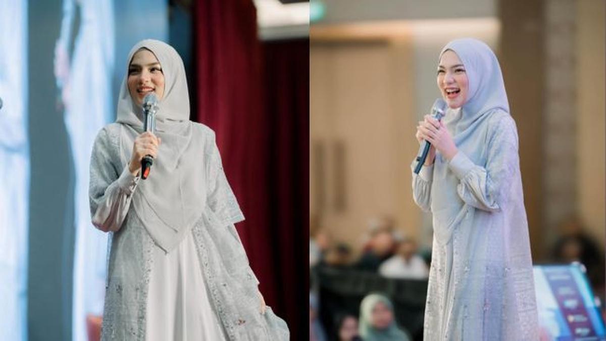 5 Inspirasi Outfit Davina Karamoy saat Pakai Gamis, Stylish dan Sopan