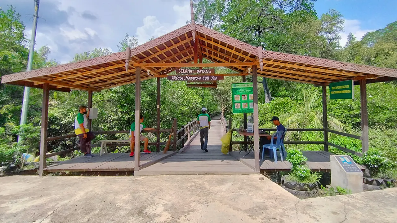 Wisata Mangrove Lati Tuo Desa Klempang Sari, Kecamatan Kuaro, Kabupaten Paser.