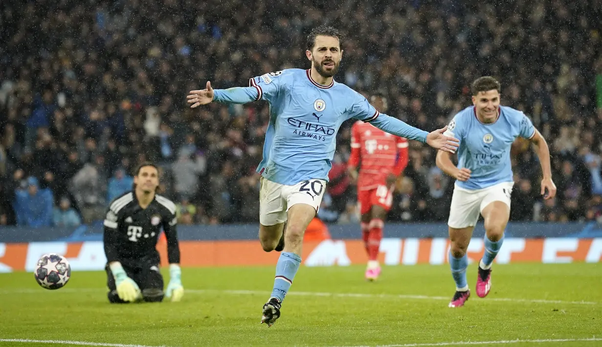 Namun, masih ada laga leg kedua di kandang Bayern Munchen pekan depan. (AP Photo/Dave Thompson)