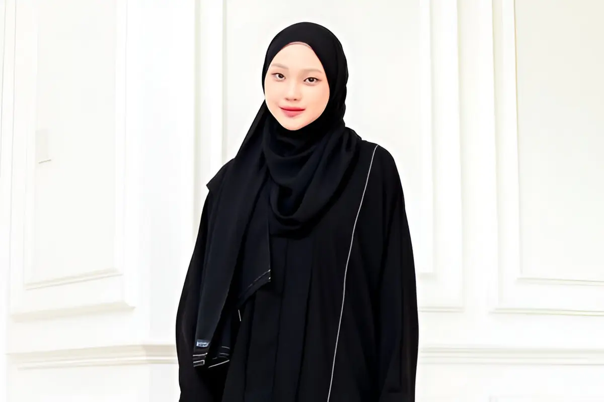 Gamis Hitam Syar'i