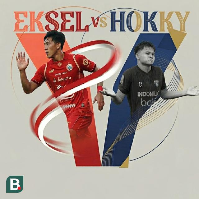 Ilustrasi Hokky Caraka vs Eksel Runtukahu (Bola.com/ Abdul Aziz/Gemini)