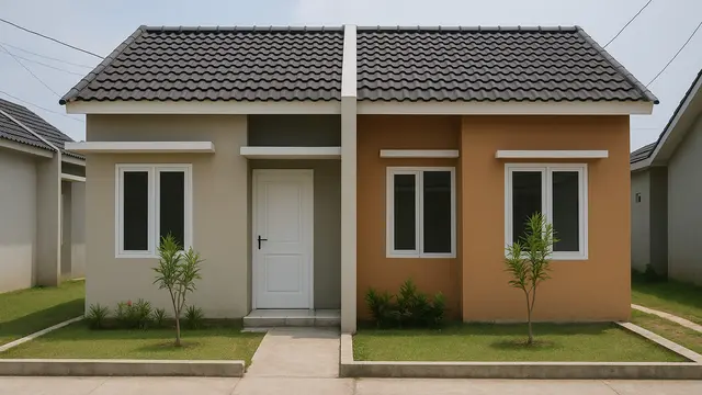Model Rumah Sederhana dengan Budget Minim Tren 2025 (Foto: ChatGPT)