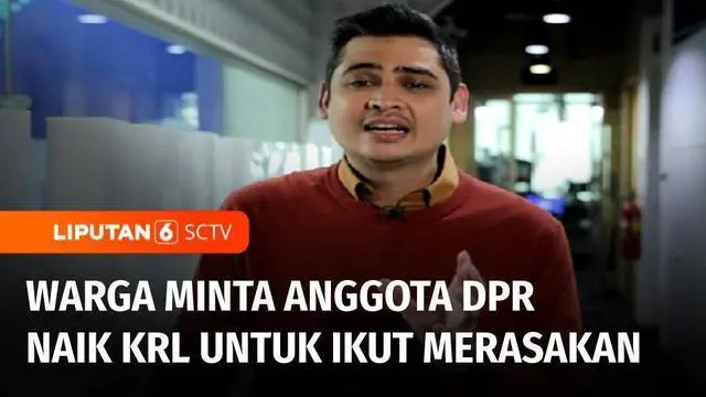 VIDEO: Anggota DPR Salah Sebut Jam Sibuk KRL, Warga Minta Ikut DPR Merasakan Naik KRL