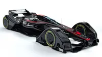 Tim Formula One, Mclaren, memperkenalkan konsep mobil baru yang akan mereka pakai di masa depan. Mobil ini dinamai MP4-X. (McLaren)