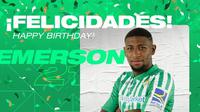 Bek Real Betis, Emerson. (Dok. Twitter/Real Betis)
