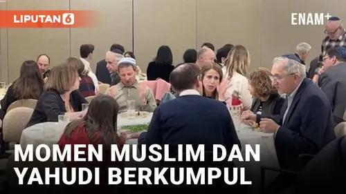 VIDEO: Komunitas Muslim dan Yahudi AS Robohkan Sekat Lewat Buka Puasa