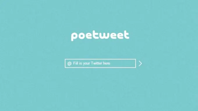 #PoeTweet, Aplikasi Puisi yang Disinkron dari Kumpulan Twit-mu