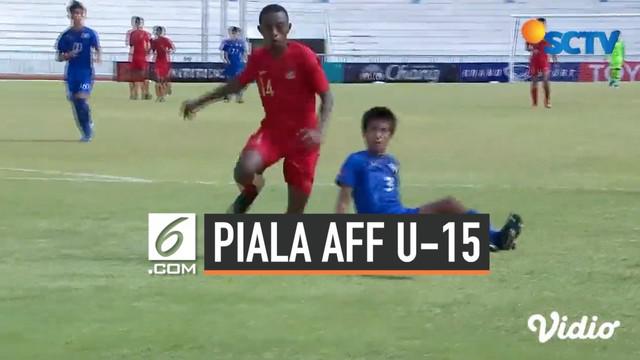 Indonesia kembali memetik kemenangan di babak penyisihan Grup A Piala AFF U-15 2019. Timnas Indonesia U-15 berhasil mengalahkan timnas Filipina 4-0 pada pertandingan keempat yang berlangsung di Stadion Kampus Chonburi 1, Jumat (2/8/2019).