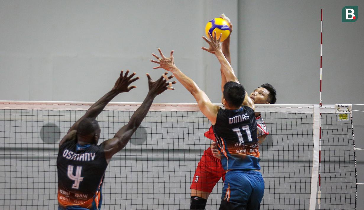 Samator selaku juara final four Proliga 2022 praktis melenggang ke grand final. (Bola.com/Bagaskara Lazuardi)