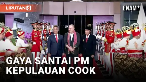 VIDEO: PM Kepulauan Cook Tampil Sederhana saat Kedatangan di Indonesia