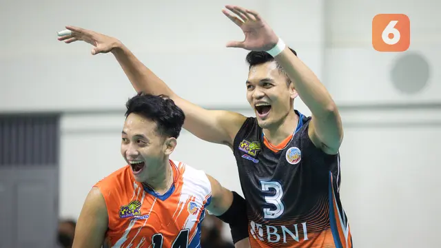 Foto: Diwarnai Protes, Jakarta BNI 46 Menangkan Laga Sengit Kontra Surabaya Bhayangkara Samator di Laga Lanjutan PLN Mobile Proliga 2022