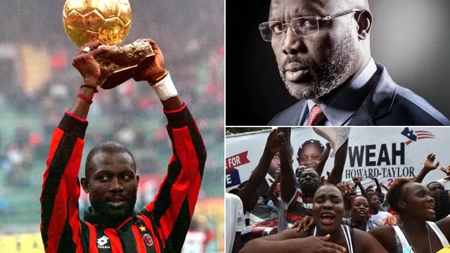 FOTO: George Weah, Legenda AC Milan yang Menjadi Presiden Liberia