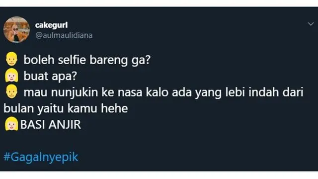 5 Cuitan #Gagalnyepik Ala Netizen Ini Bikin Senyum Kecut