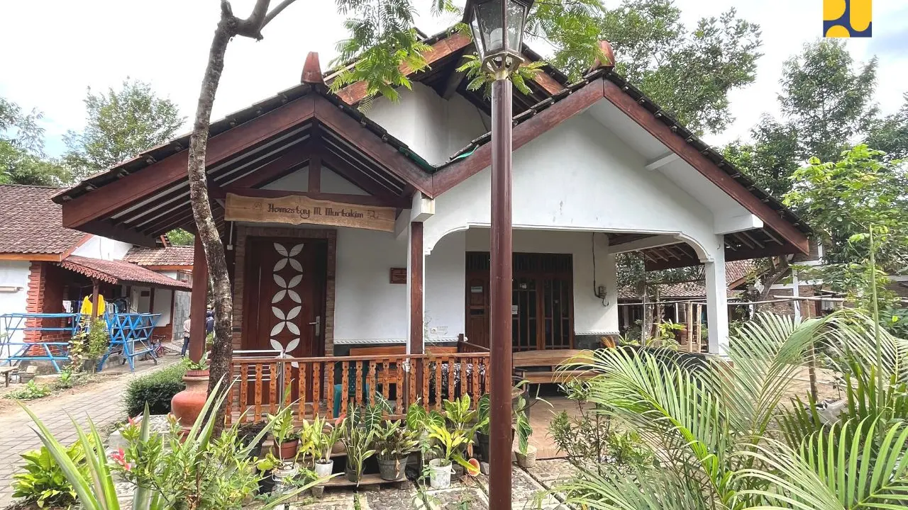 Kementerian PUPR telah menyelesaikan pengembangan sarana hunian pariwisata (sarhunta) di kawasan Wanurejo, Borobudur, Magelang, Jawa Tengah. (Dok Kementerian PUPR)