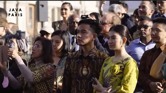 Wali Kota Solo Gibran Rakabuming Raka di acara Java in Paris oleh Shopee.