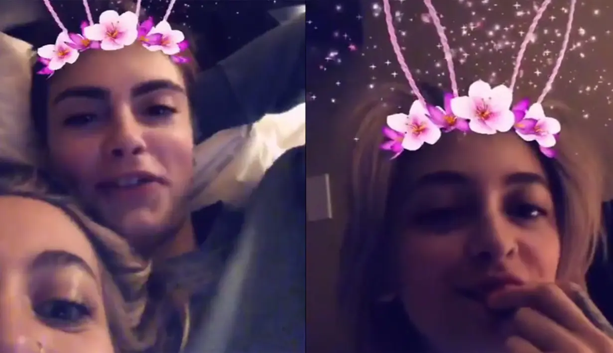 Tak hanya itu, Paris pun pernah mengunggah videonya berdua dengan Cara di tempat tidur. (W3LiveNews.com)