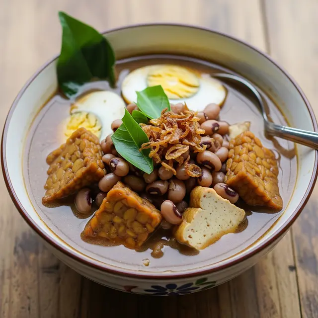 Brongkos Kacang Tolo Khas Jogja (Gemini AI)