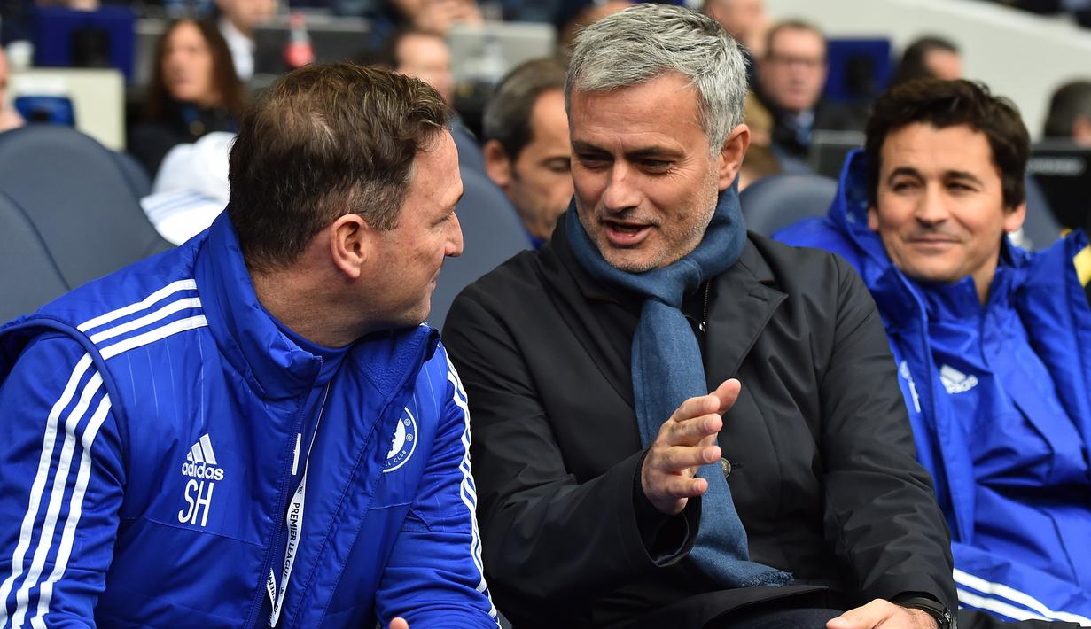 Tottenham menjadi klub Inggris ketiga yang dilatih oleh Jose Mourinho dimana Chelsea menjadi klub pertama yang dibesut oleh manajer asal Portugal tersebut. (AFP/Ben Stansall)