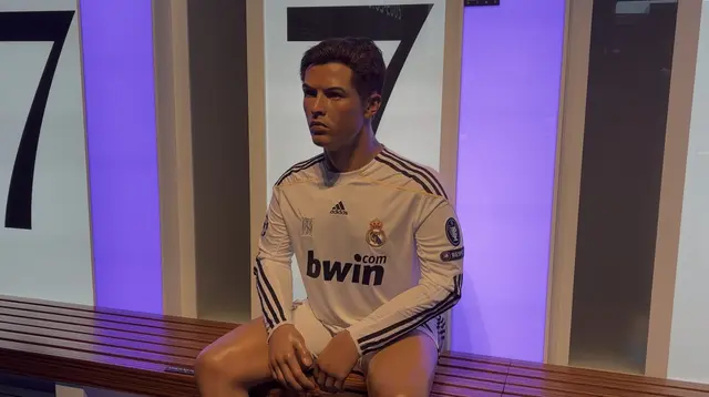 Replika Cristiano Ronaldo di CR7 LIFE Museum Hong Kong. (Liputan6.com/Melinda Indrasari)