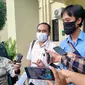 Jurnalis Tempo Nurhadi melapor ke Polda Jatim. (Dian Kurniawan/Liputan6.com)
