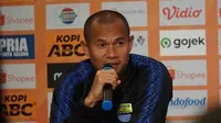 Bek sayap Persib Bandung Supardi Nasir menyebut tidak mudah mengalahkan PSIS Semarang. (Liputan6.com/Huyogo Simbolon)