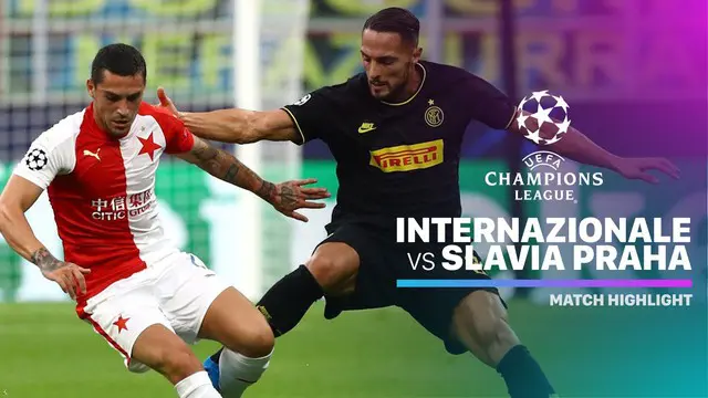 VIDEO: Highlights Liga Champions, Inter Vs Slavia Praha 1-1