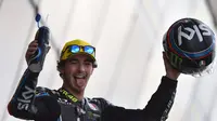 Pembalap Sky Racing VR46 Team, Francesco Bagnaia yang sudah dipastikan membalap di MotoGP 2019. (JEAN-FRANCOIS MONIER / AFP)